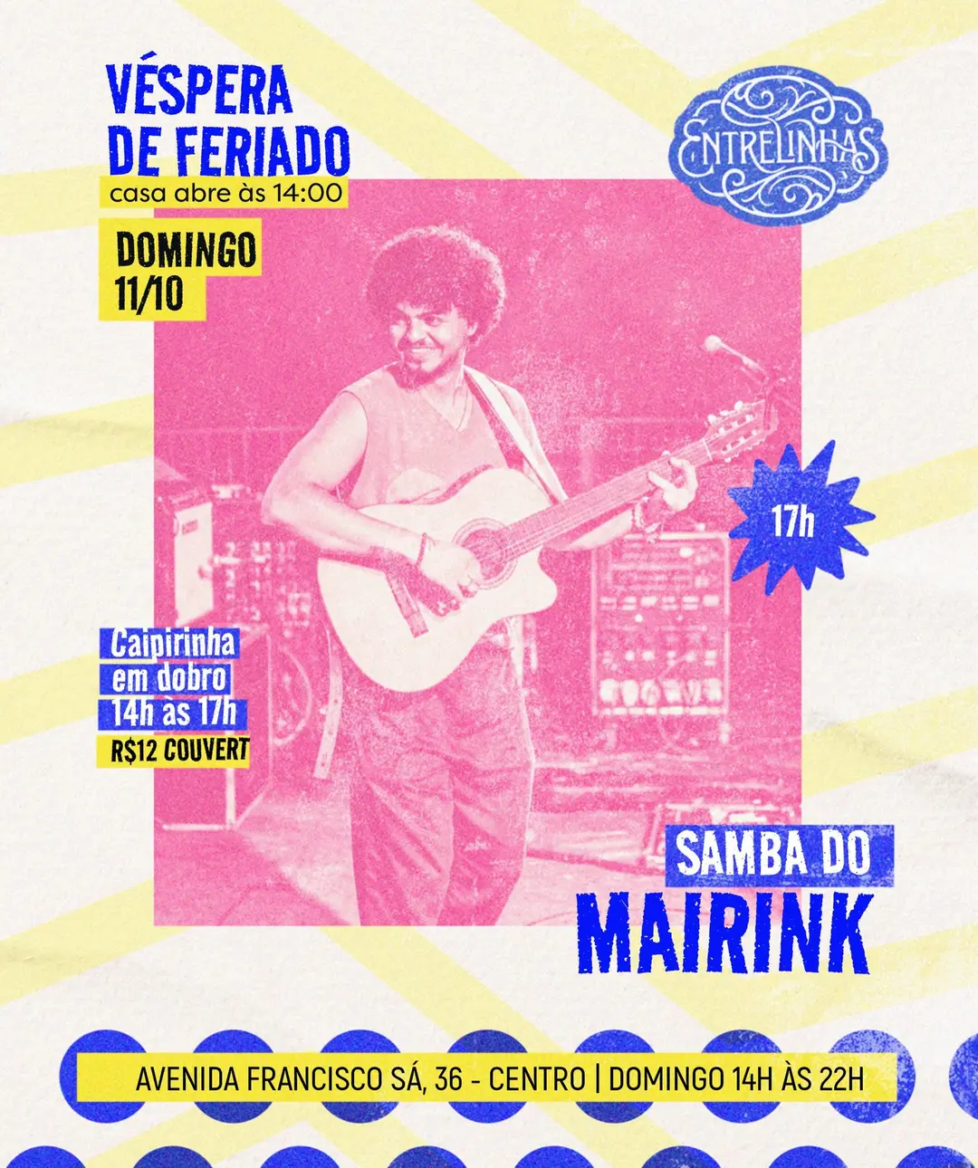 Flyer de Samba do Mairink