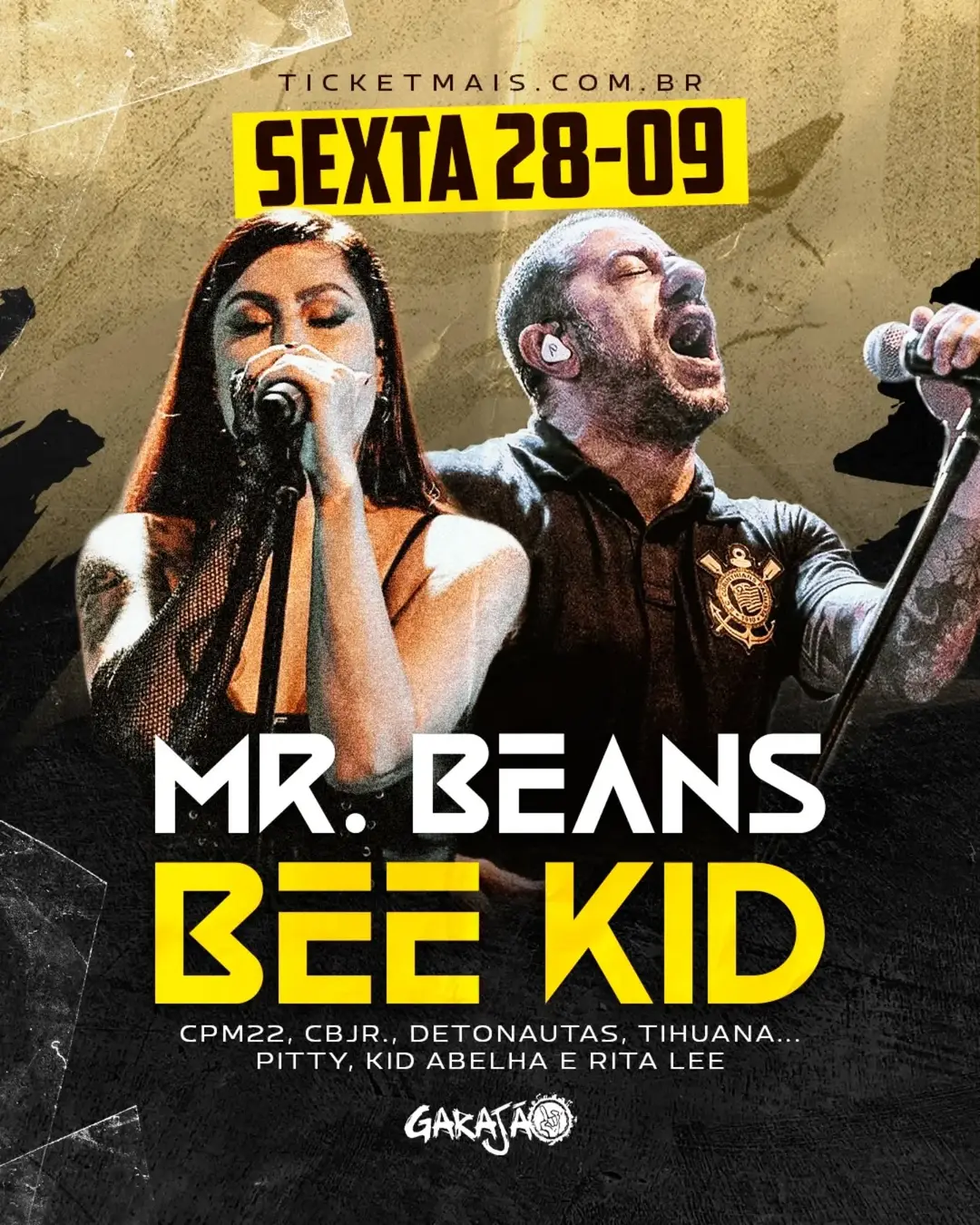 Flyer de Mr. Beans e Bee Kid