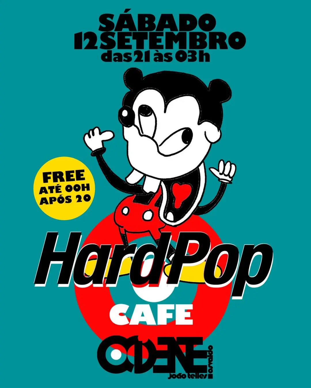 Flyer de Guto Hayata, Jade Primavera e Hard Pop