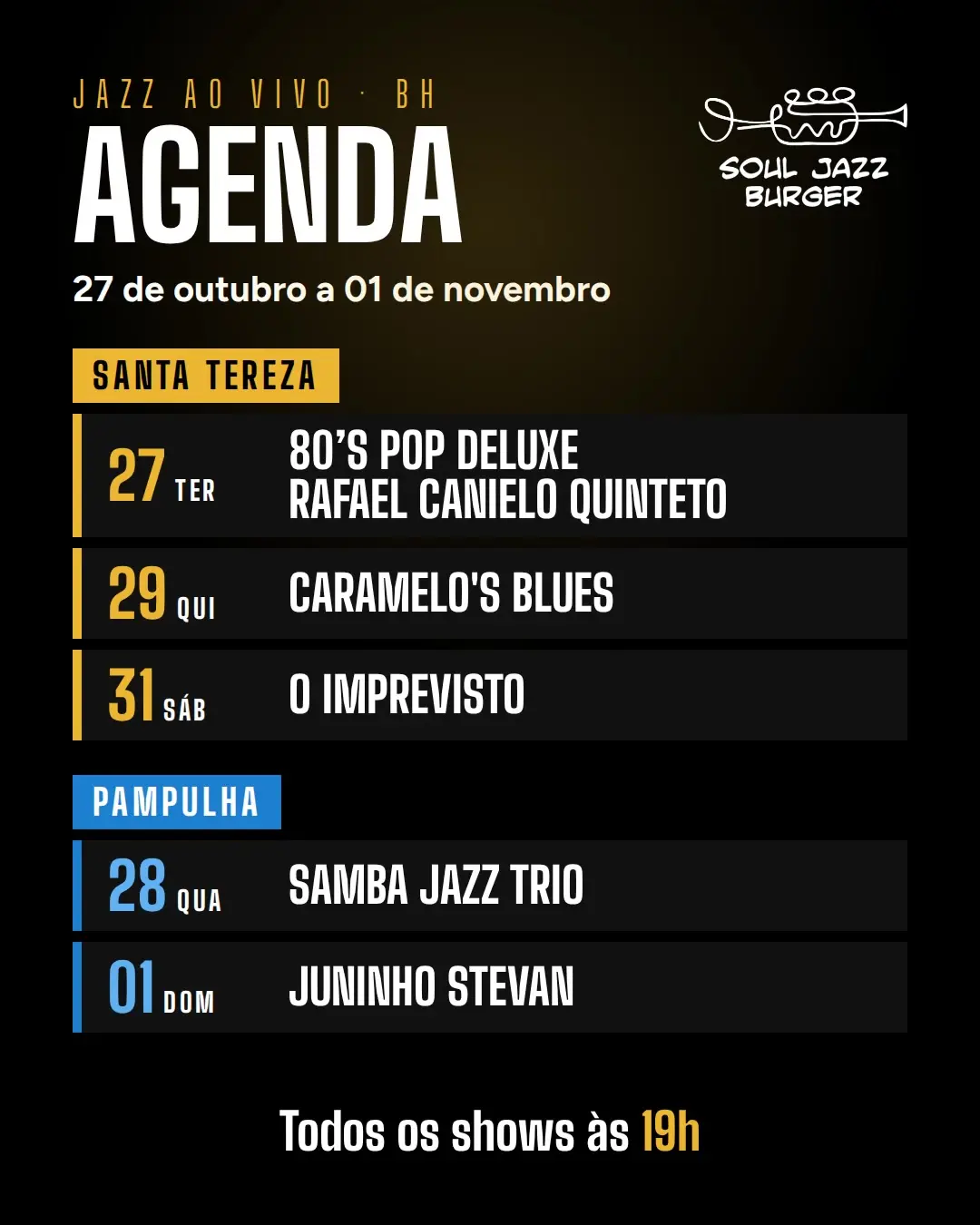 Flyer de Caramelo's Blues