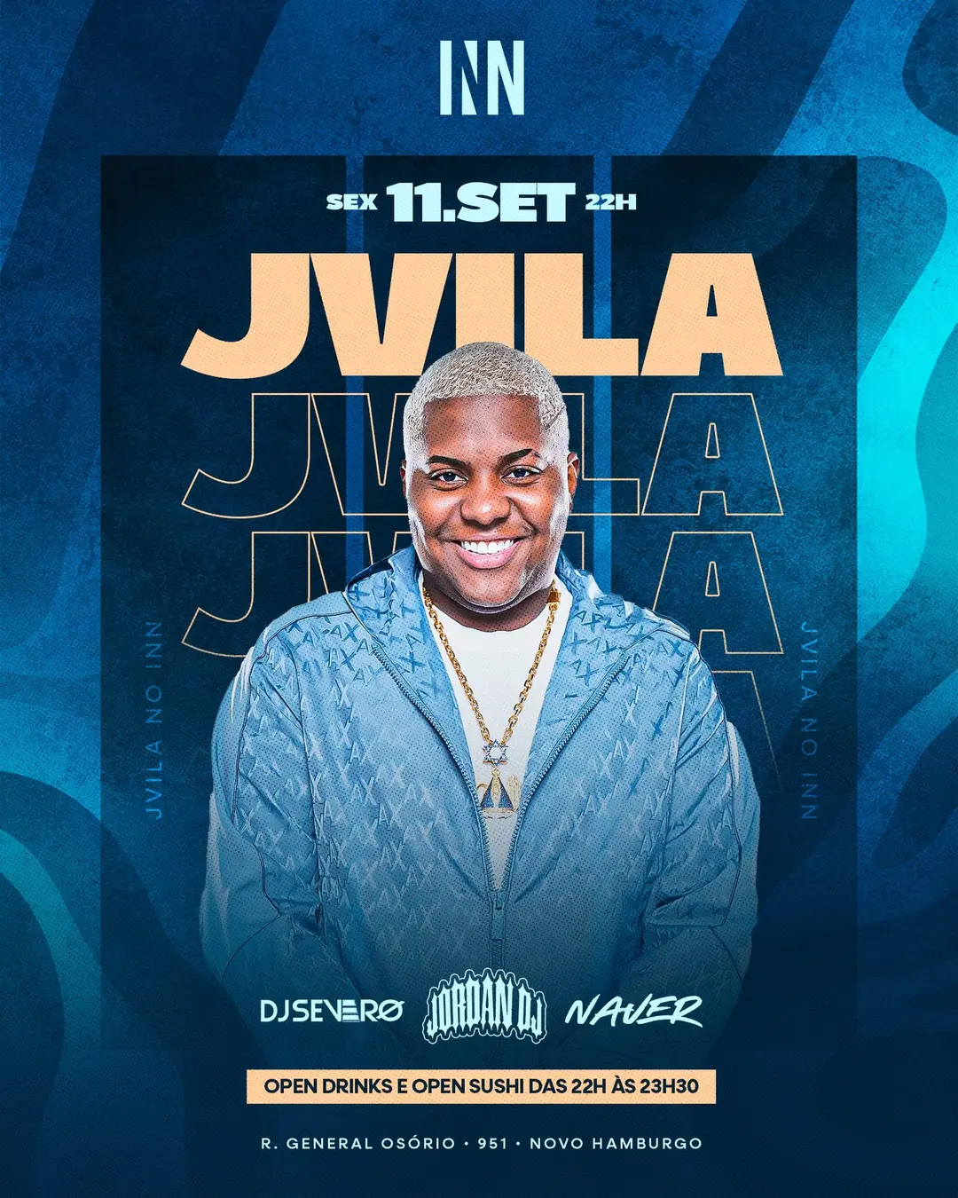 Flyer de J Vila e MC JVila