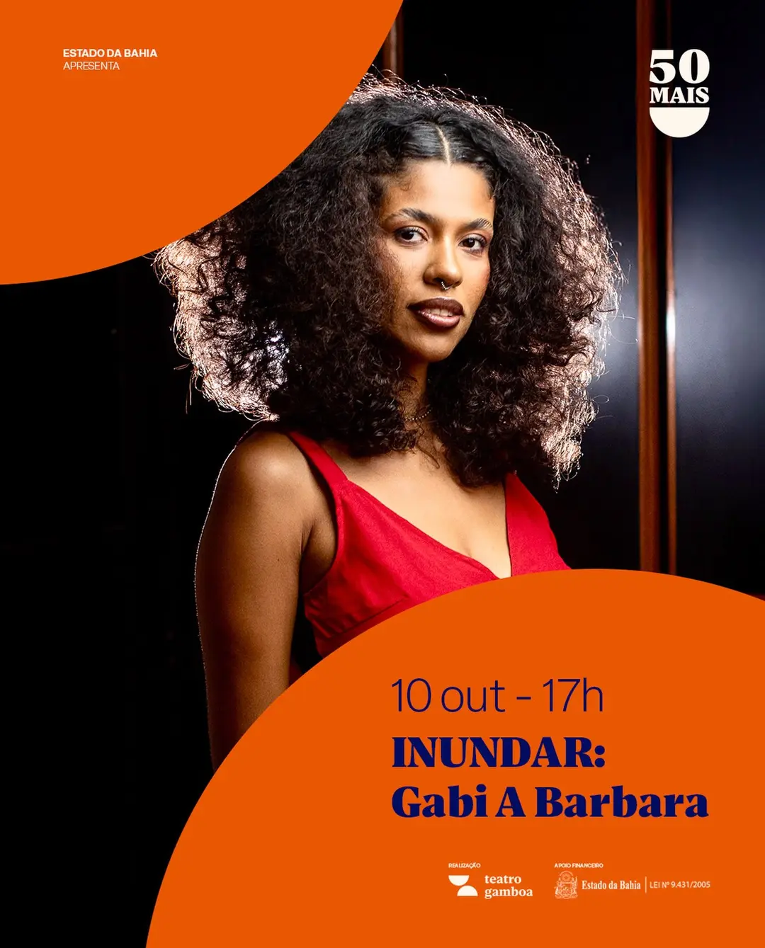Flyer de Gabi, a Bárbara e Gabi