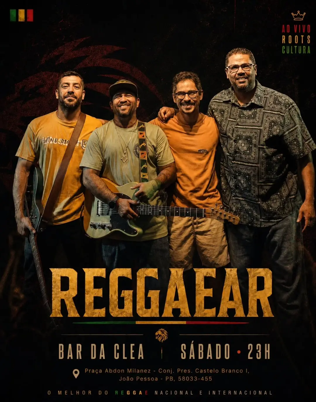 Flyer de Banda Reggaear
