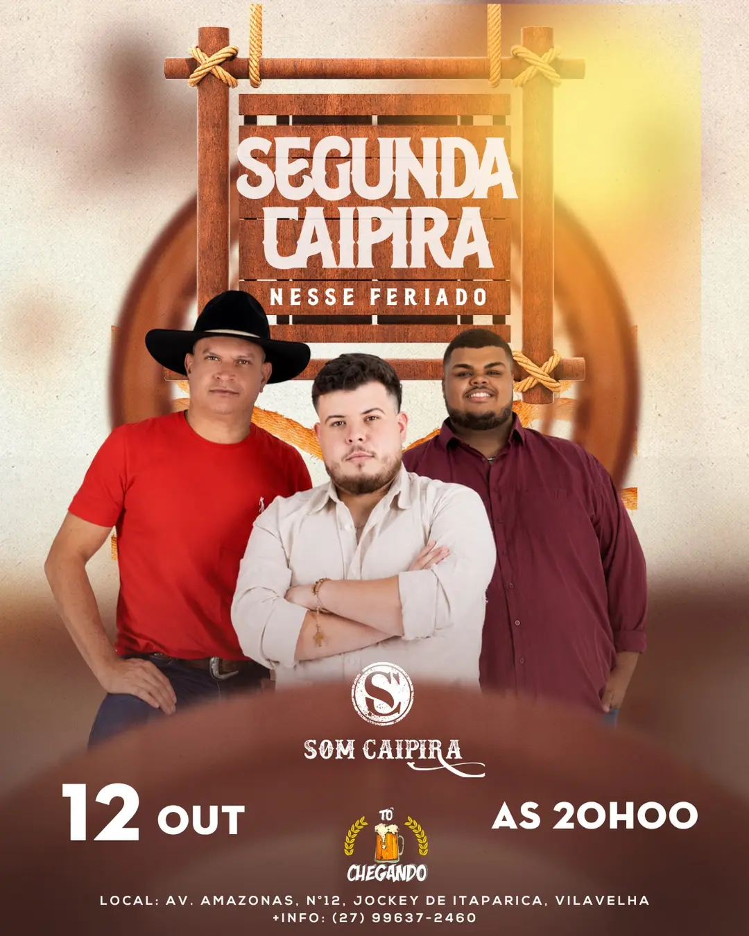 Flyer de SOM CAIPIRA