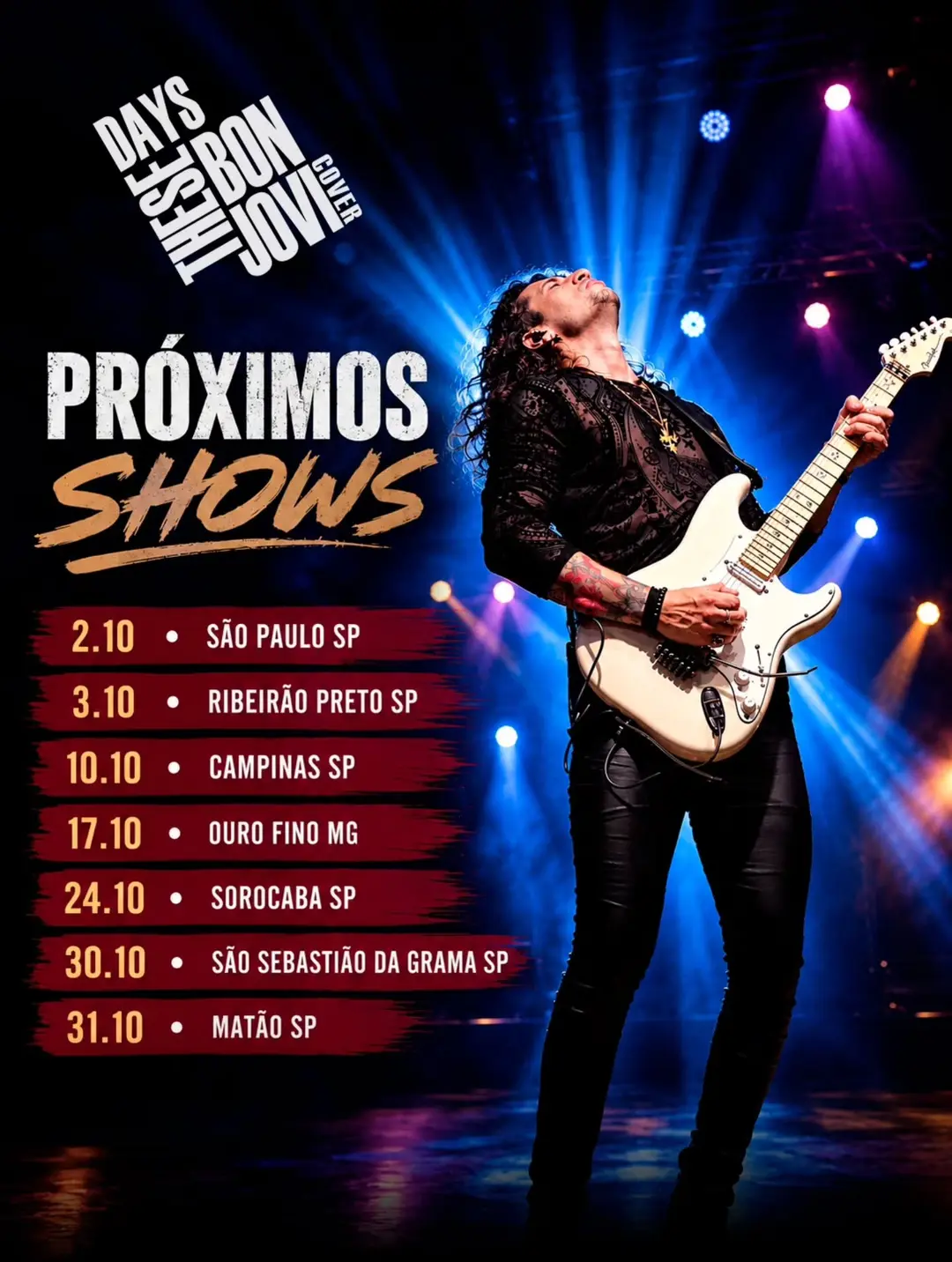 Flyer de These Days e Senhor J