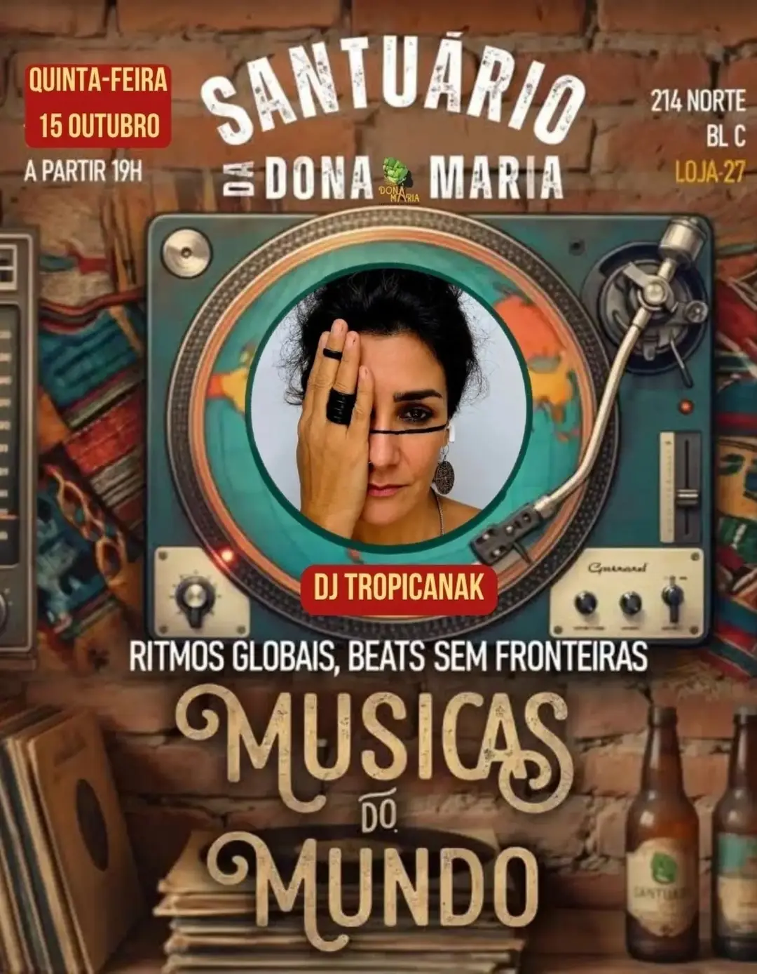Flyer de DJ Tropicanak