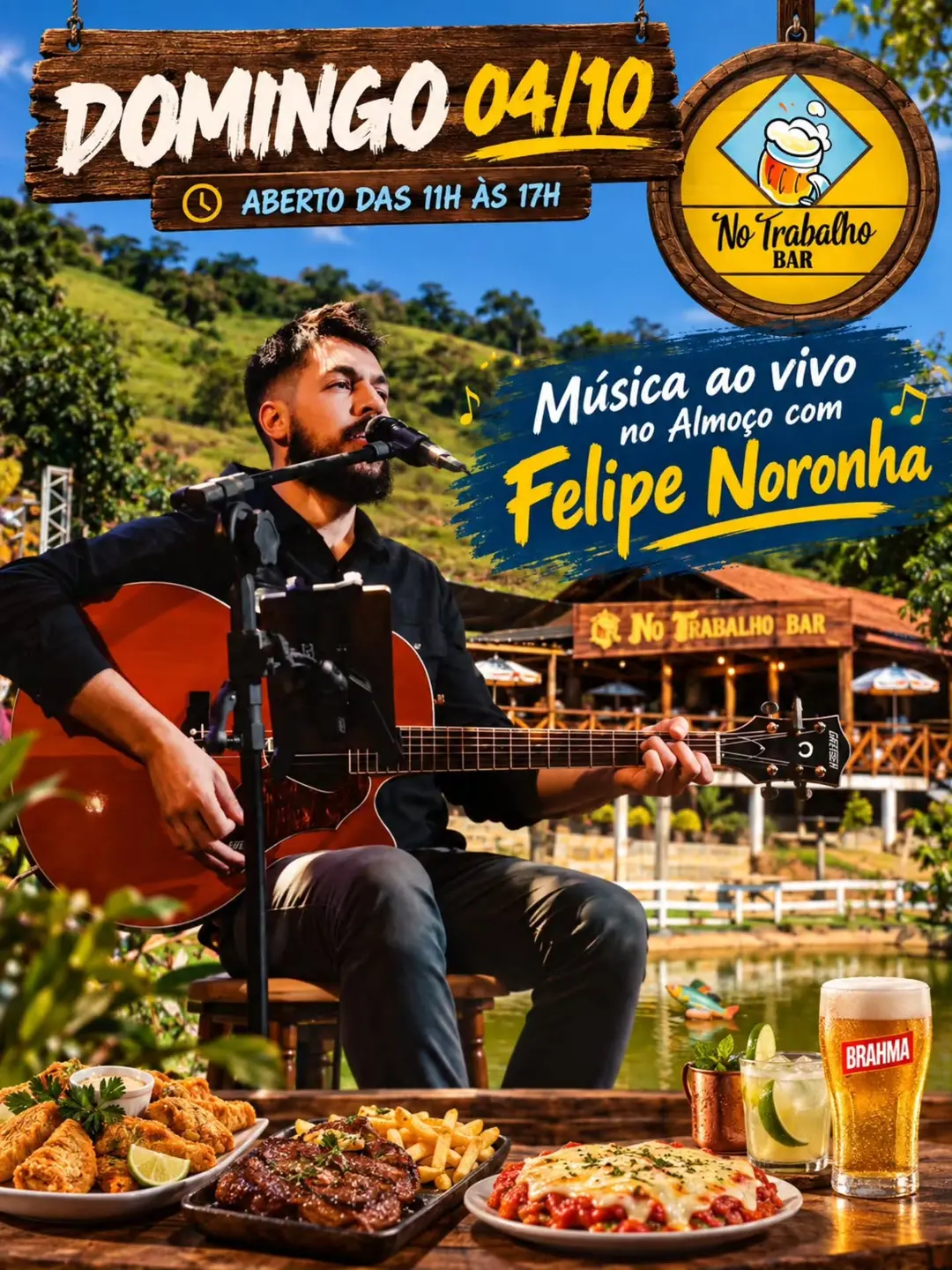 Flyer de Felipe Noronha