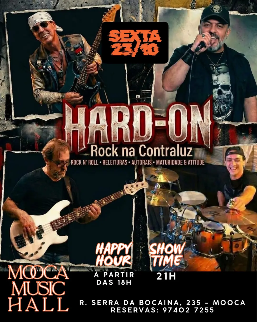Flyer de HARD ON
