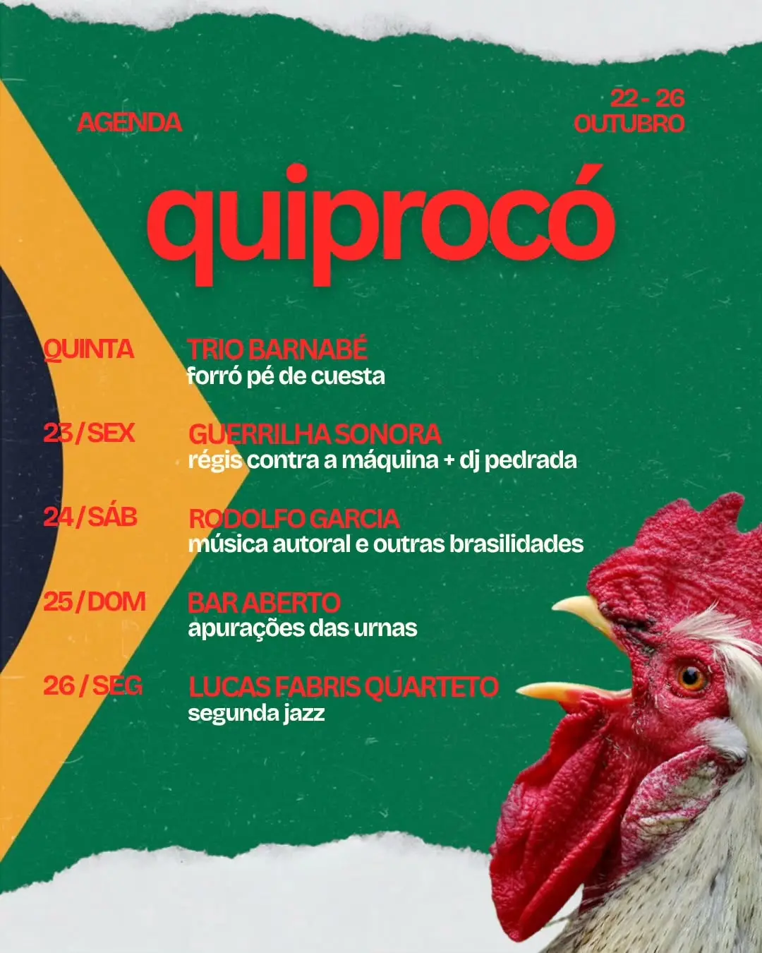 Flyer de Rodolfo Garcia