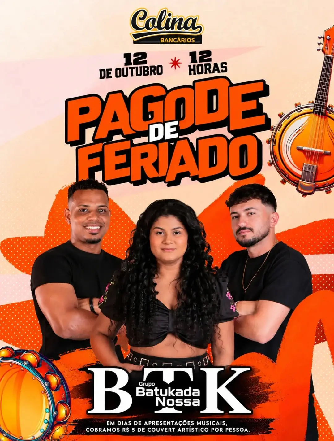 Flyer de Grupo Batukada Nossa