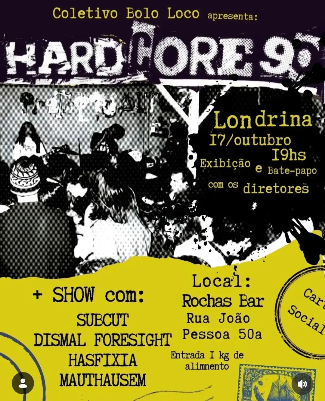 Flyer de Subcut, Hasfixia, Mauthausen e dismalforesight_official