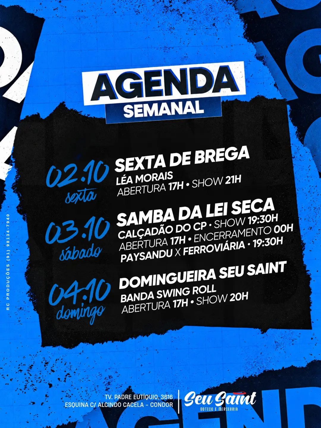 Flyer de Banda Swing Roll
