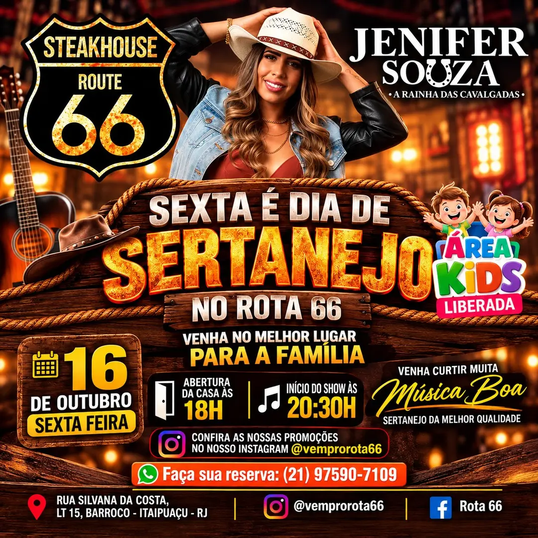 Flyer de Jenifer Souza