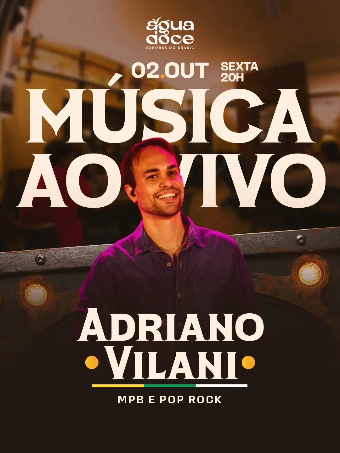Flyer de Adriano Vilani