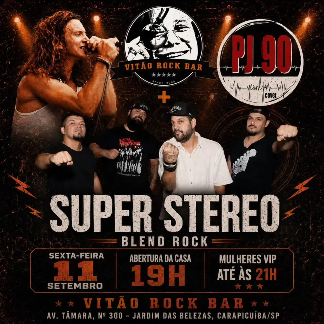 Flyer de PJ Noventa