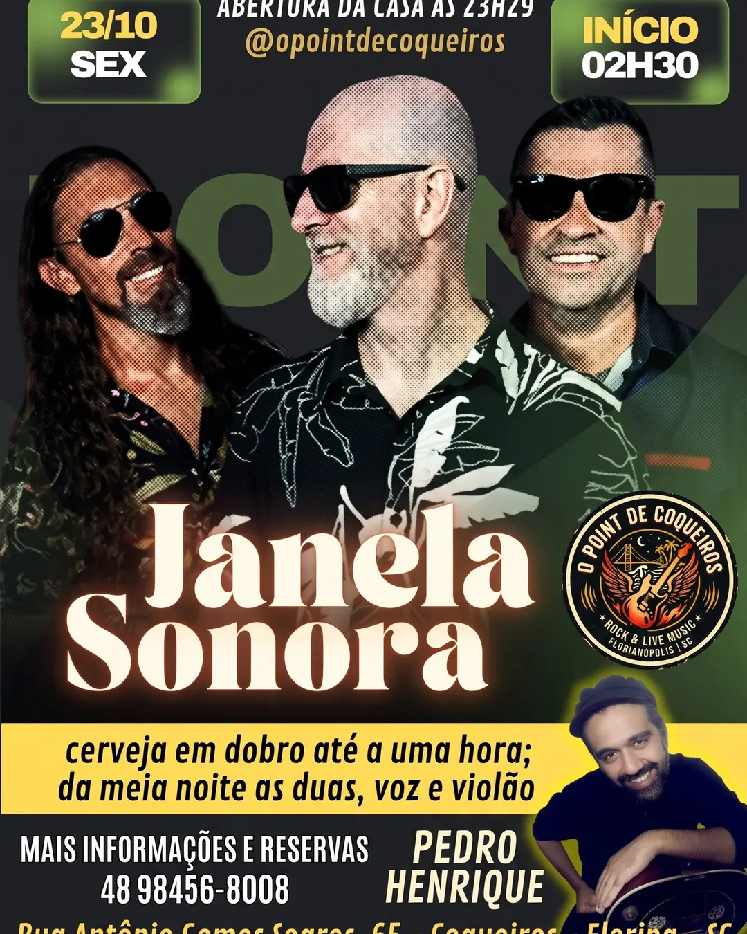 Flyer de Janela Sonora