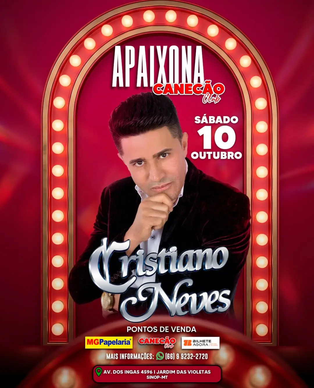 Flyer de Cristiano Neves