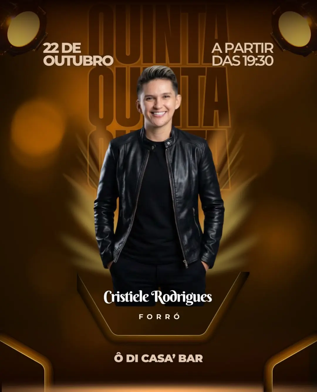 Flyer de Cristiele Rodrigues