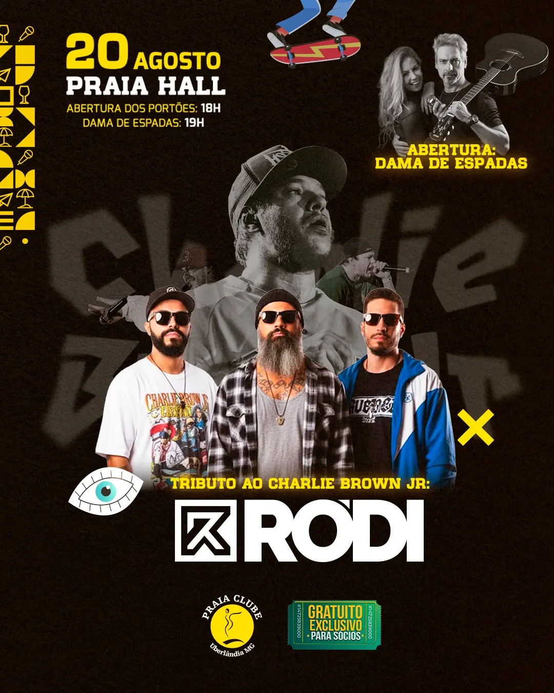 Flyer de Ródi e Dama de Espadas