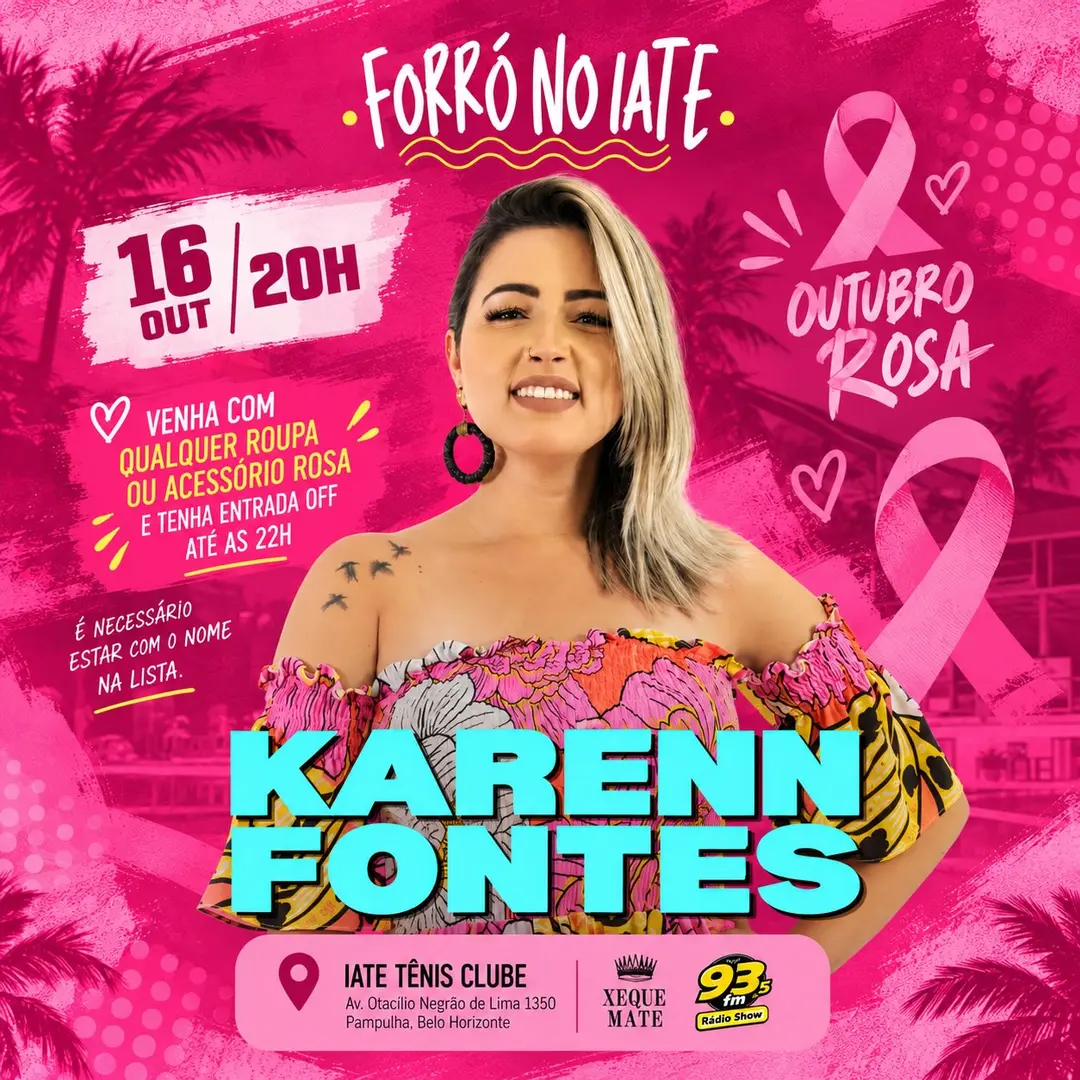 Flyer de Karen Fontes