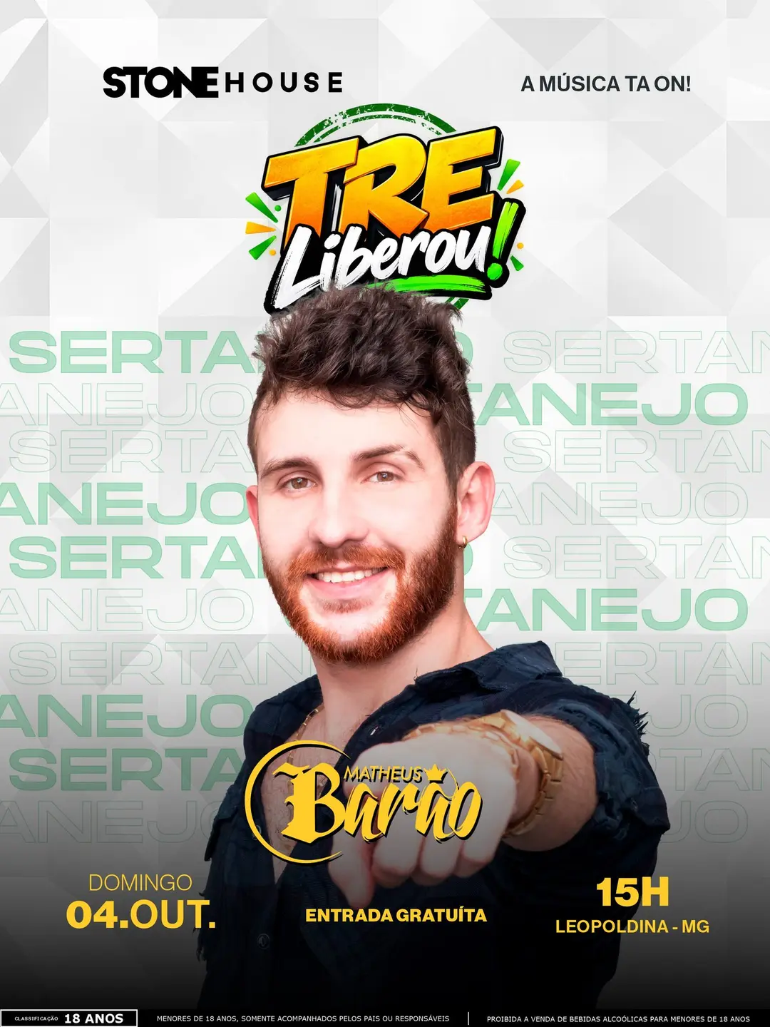 Flyer de Matheus Barão