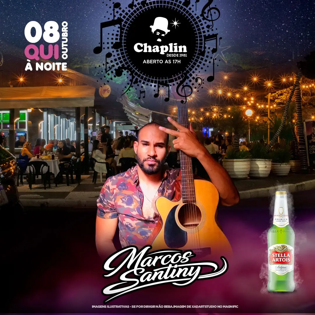 Flyer de Marcos Santiny