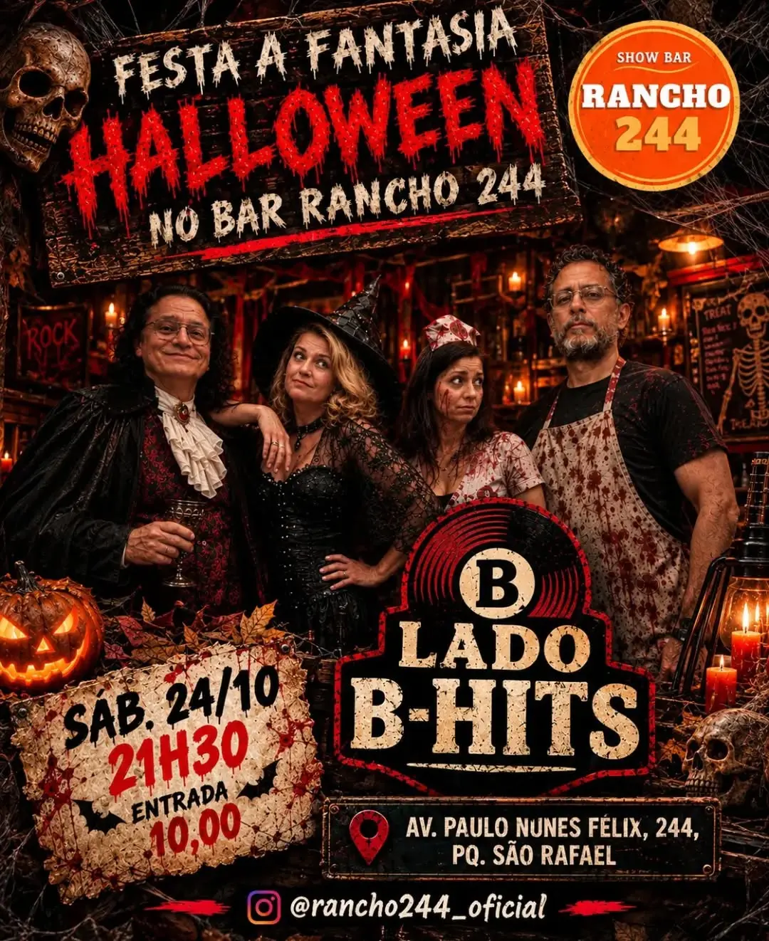 Flyer de Banda Lado B-Hits