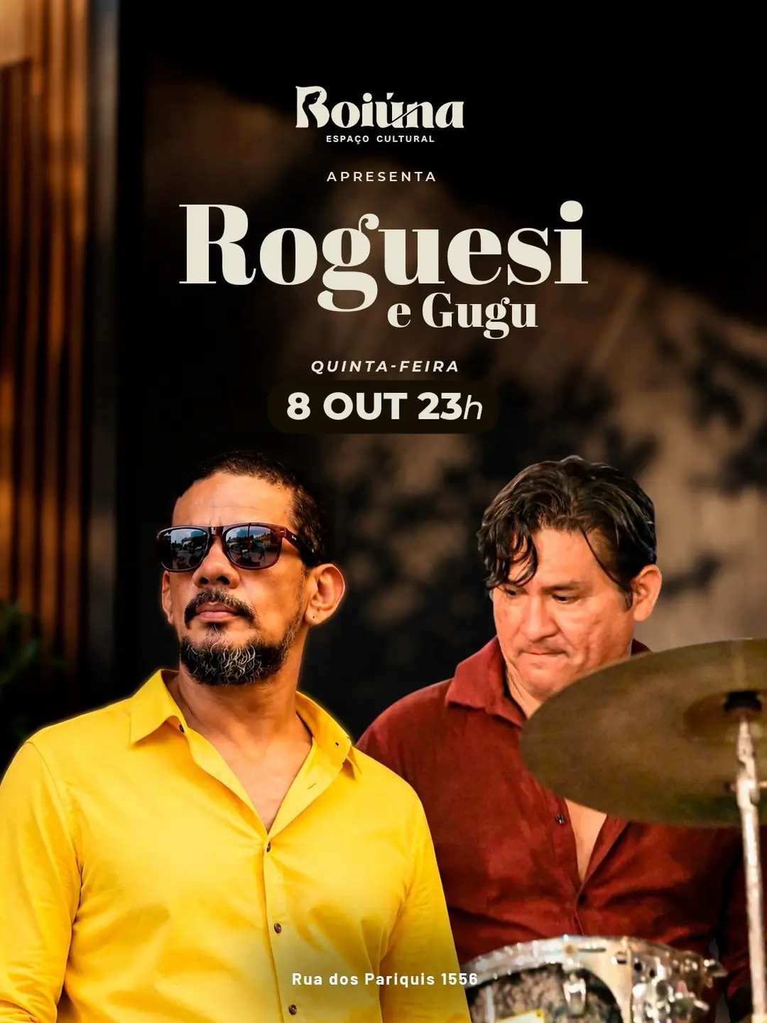 Flyer de Gugu e Roguesi