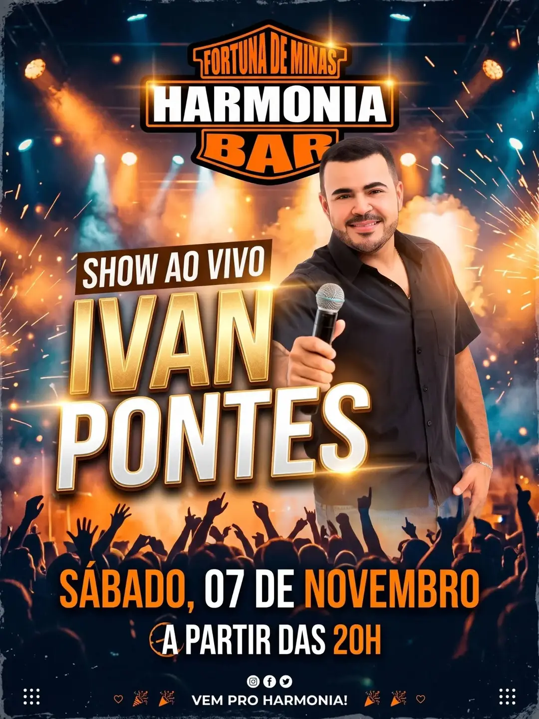 Flyer de Ivan Pontes