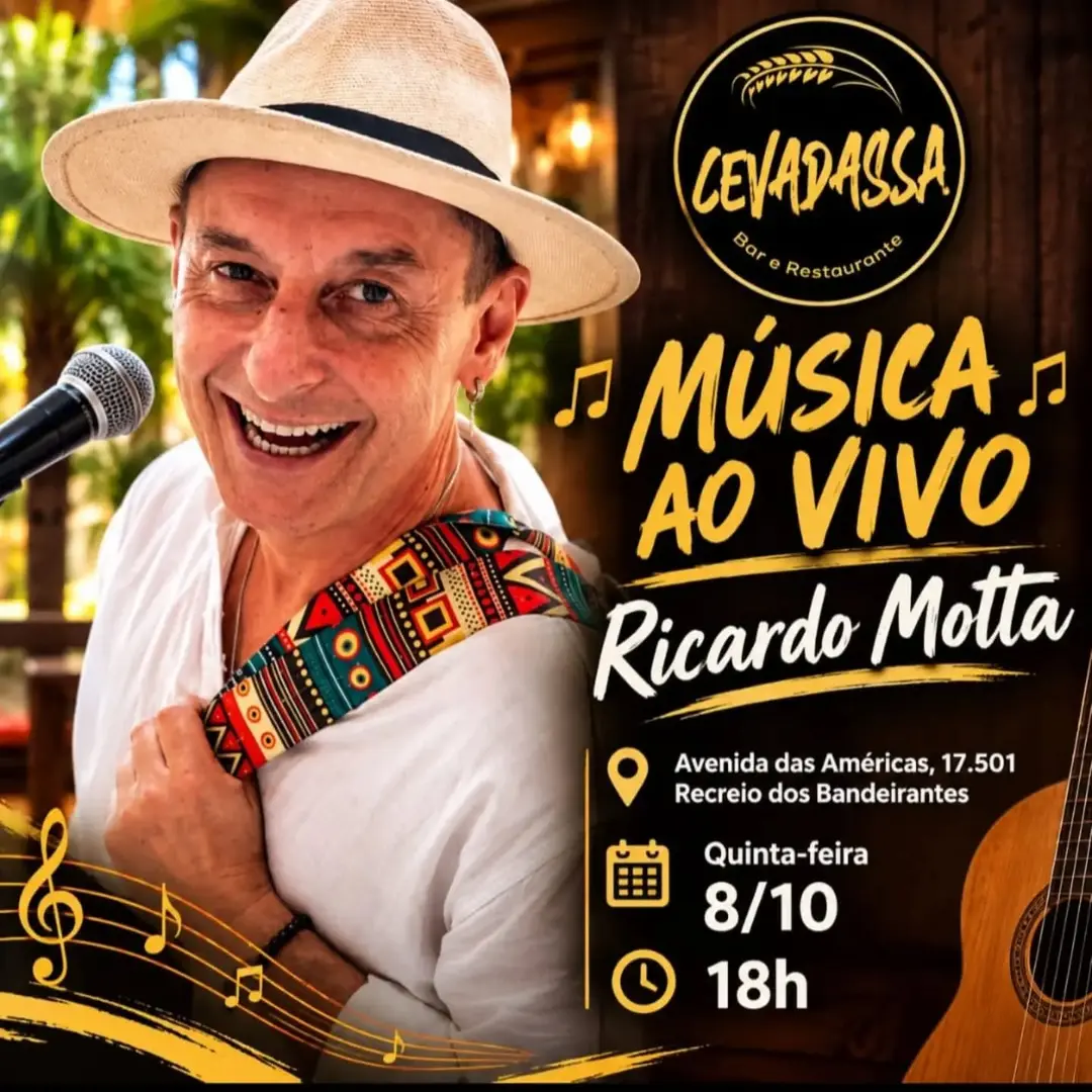 Flyer de Ricardo Motta