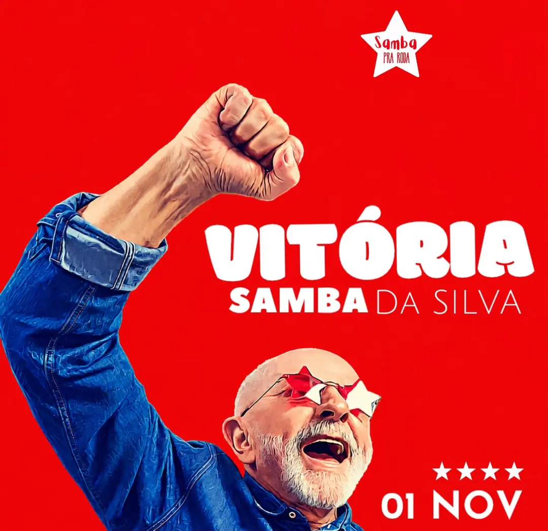 Flyer de Samba pra Roda