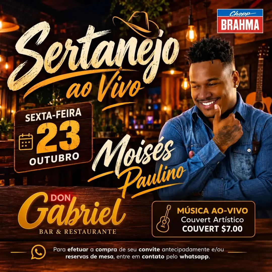 Flyer de Moises Paulino