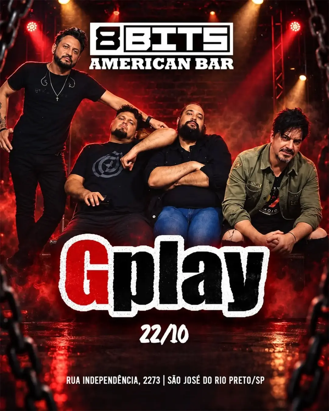 Flyer de Banda Gplay