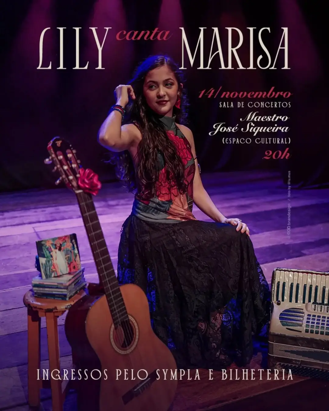 Flyer de Lily e Lily Canta Marisa