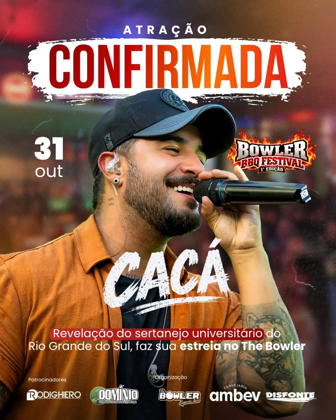 Flyer de Cacá