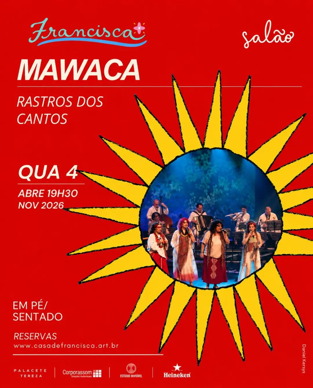 Flyer de Mawaca, Gabriel Levy, Magda Pucci e mais 10 artistas