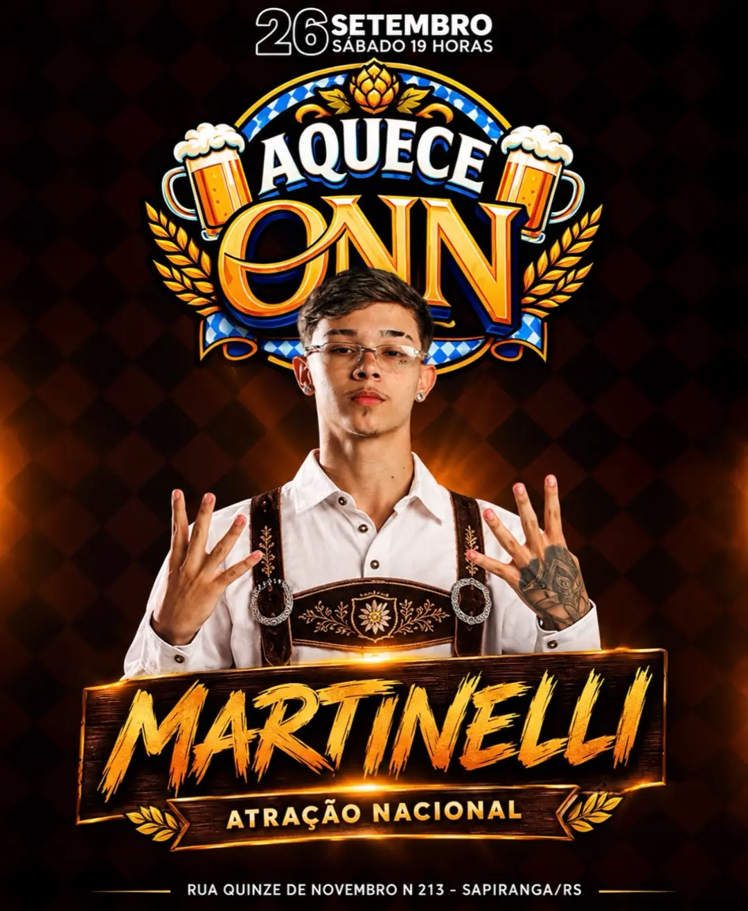 Flyer de Martinelli