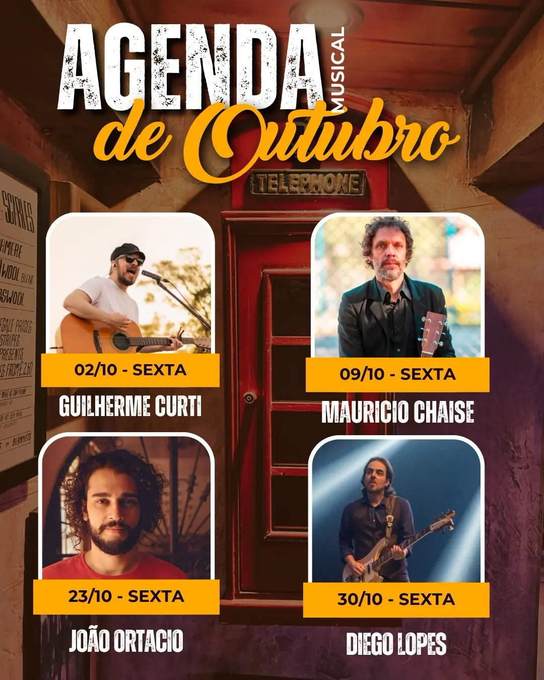 Flyer de As Paralelas e Paralelas