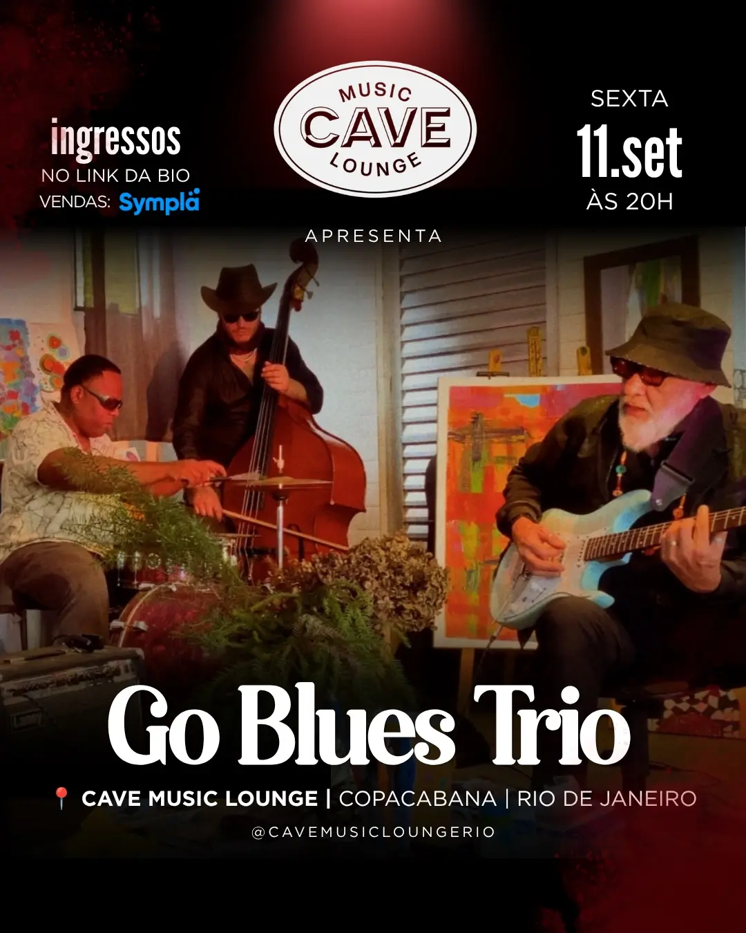 Flyer de Go Blues Trio