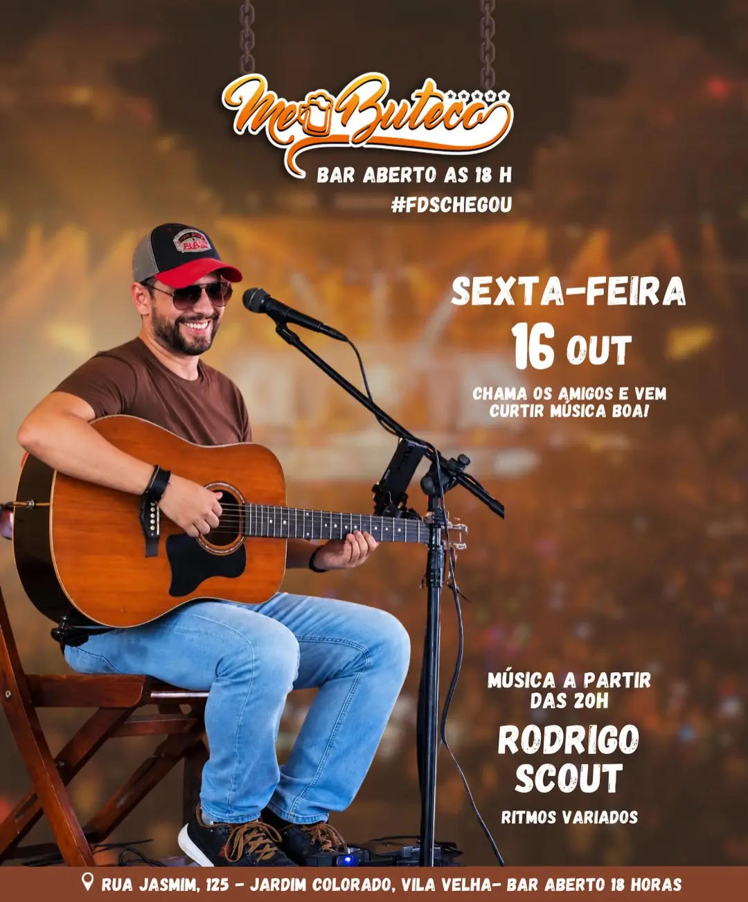 Flyer de Cantor Lucas Davila