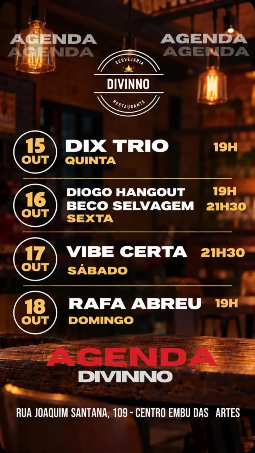 Flyer de Rafa Abreu