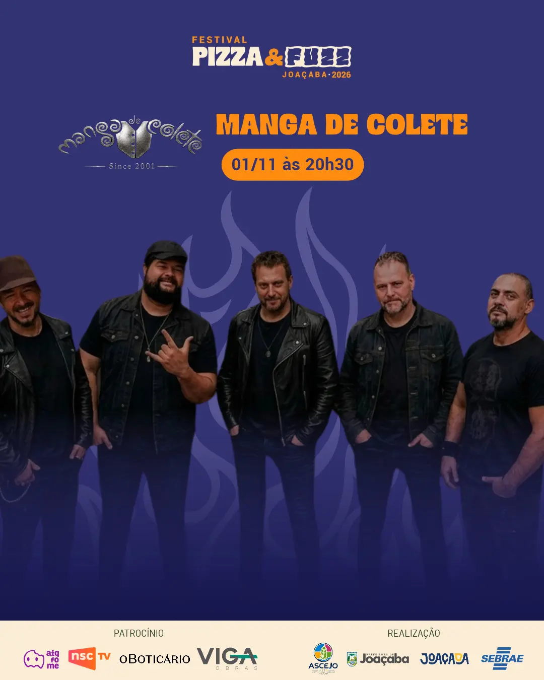 Flyer de Manga de Colete