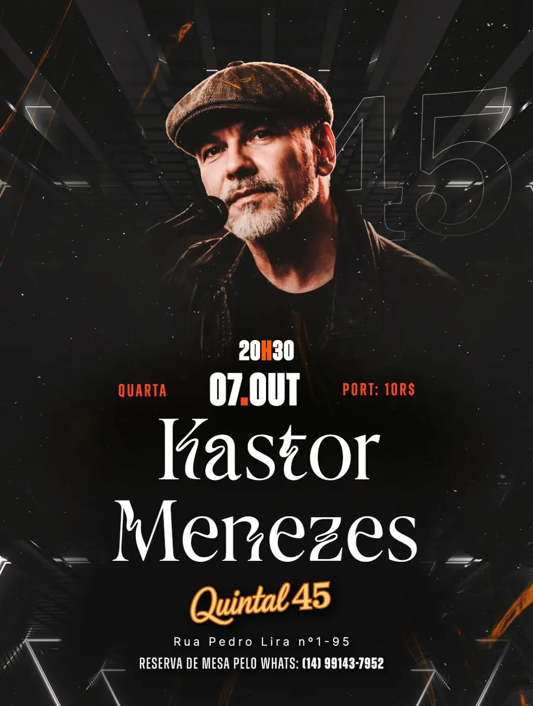 Flyer de Gui Fagaraz e Binho Vieira