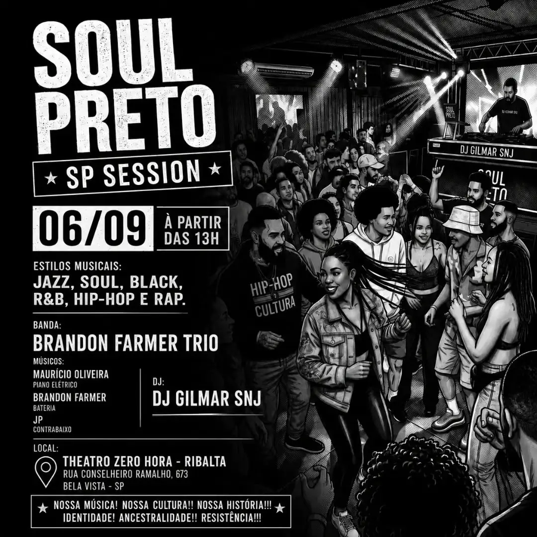 Flyer de JP Bass, Djgilmar Snj, DJ Reggi 73 e mais 10 artistas