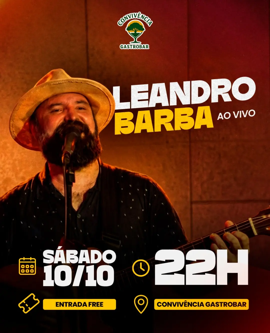 Flyer de Leandro Barba
