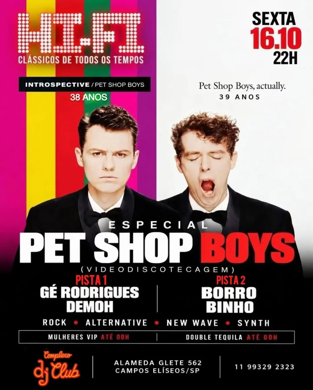 Flyer de DJ Gé Rodrigues e mais 8 artistas