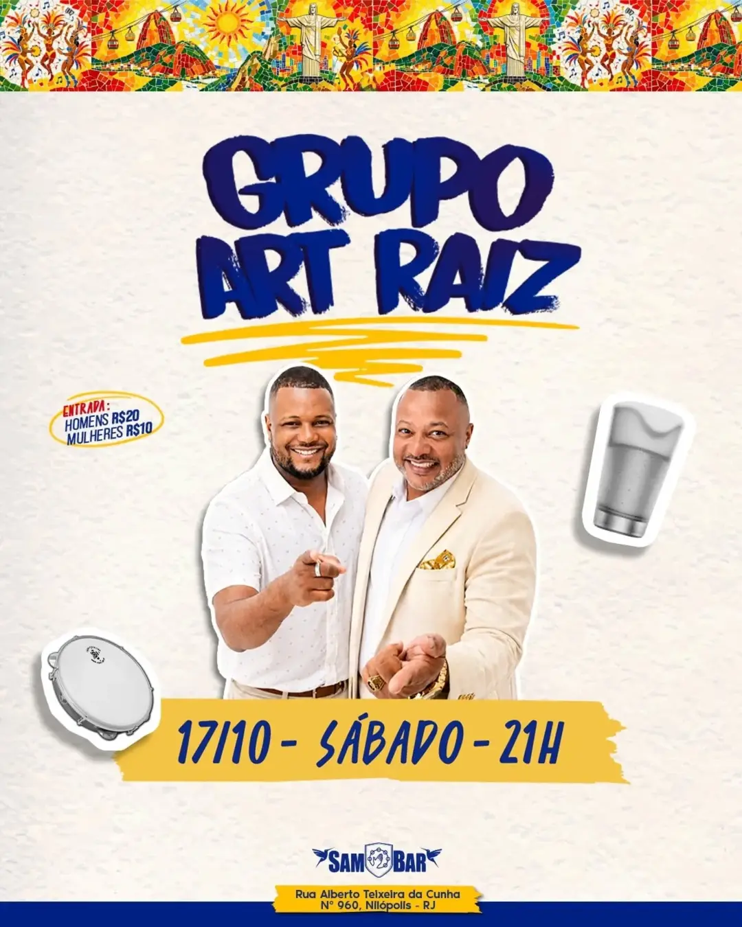 Flyer de Grupo Art Raiz