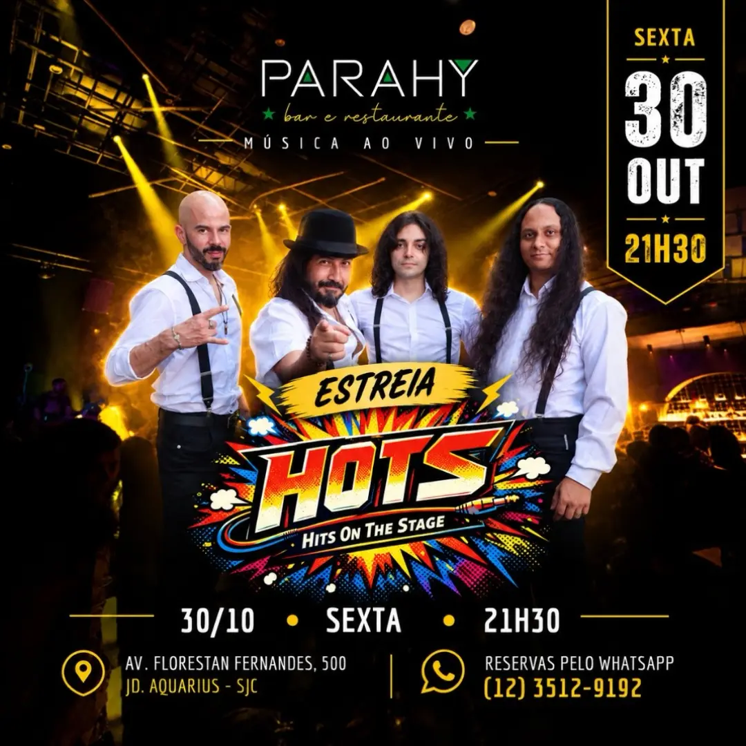 Flyer de Banda HOTS