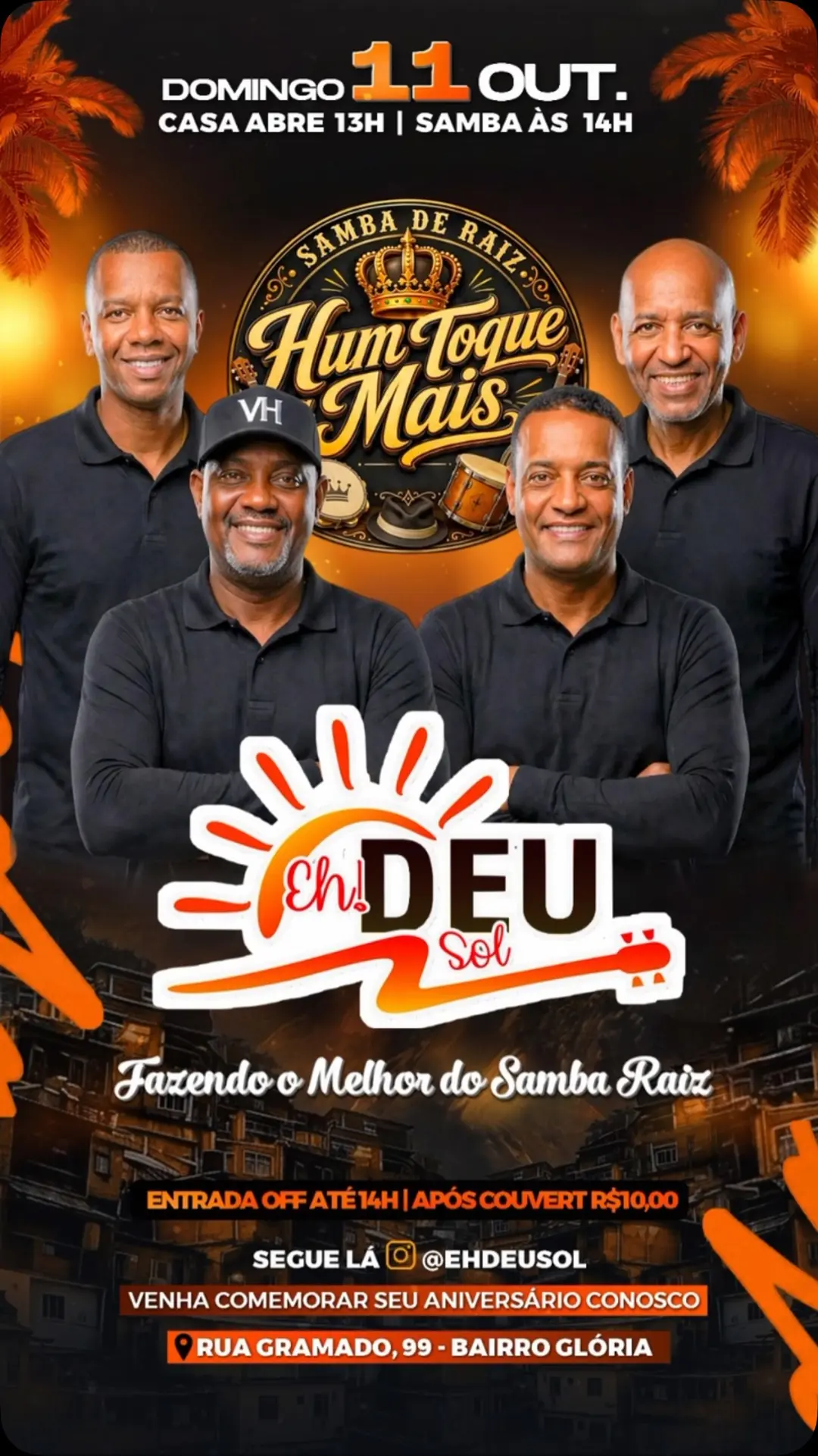 Flyer de Hum Toque a Mais