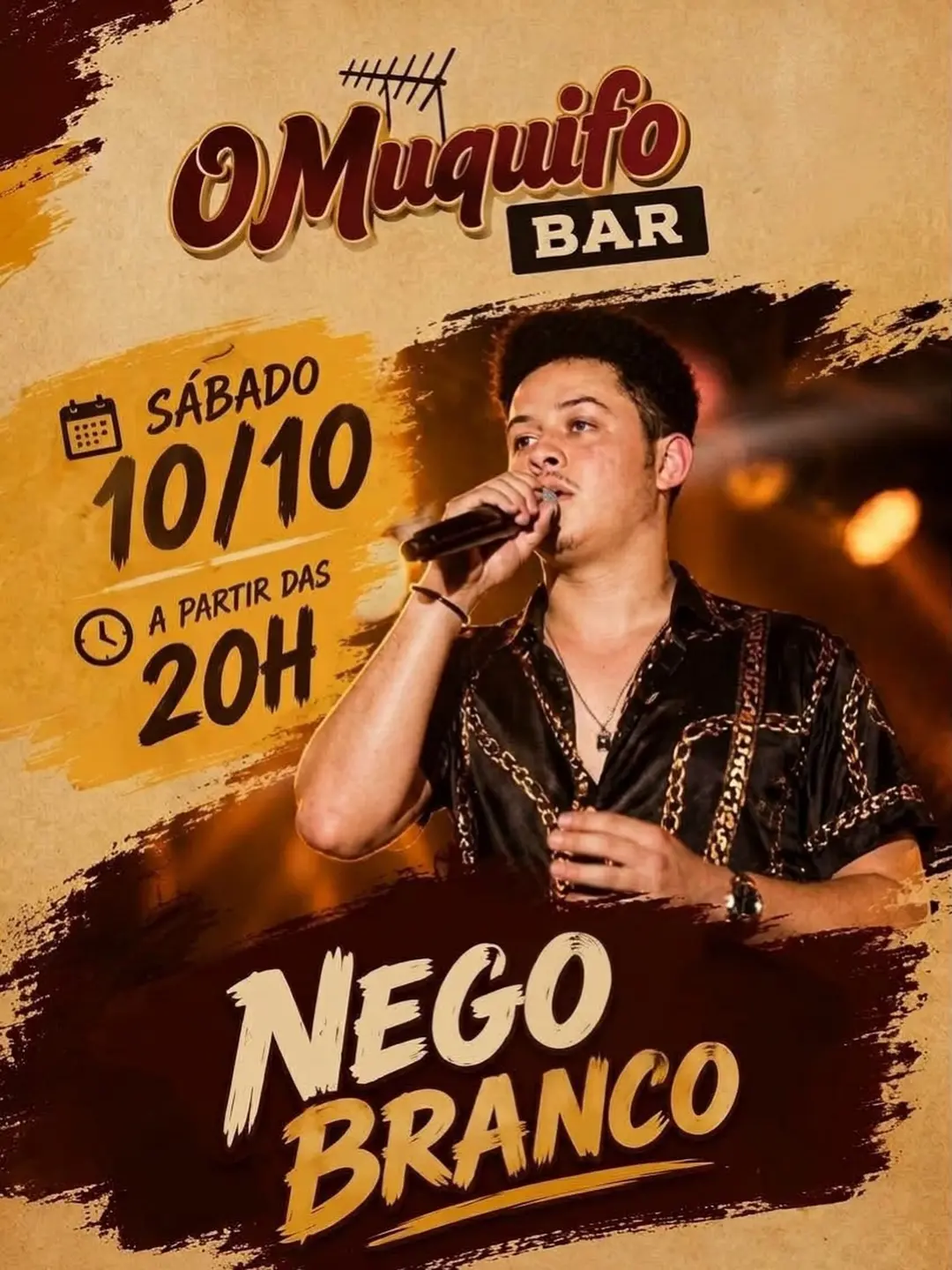 Flyer de Nego Branco